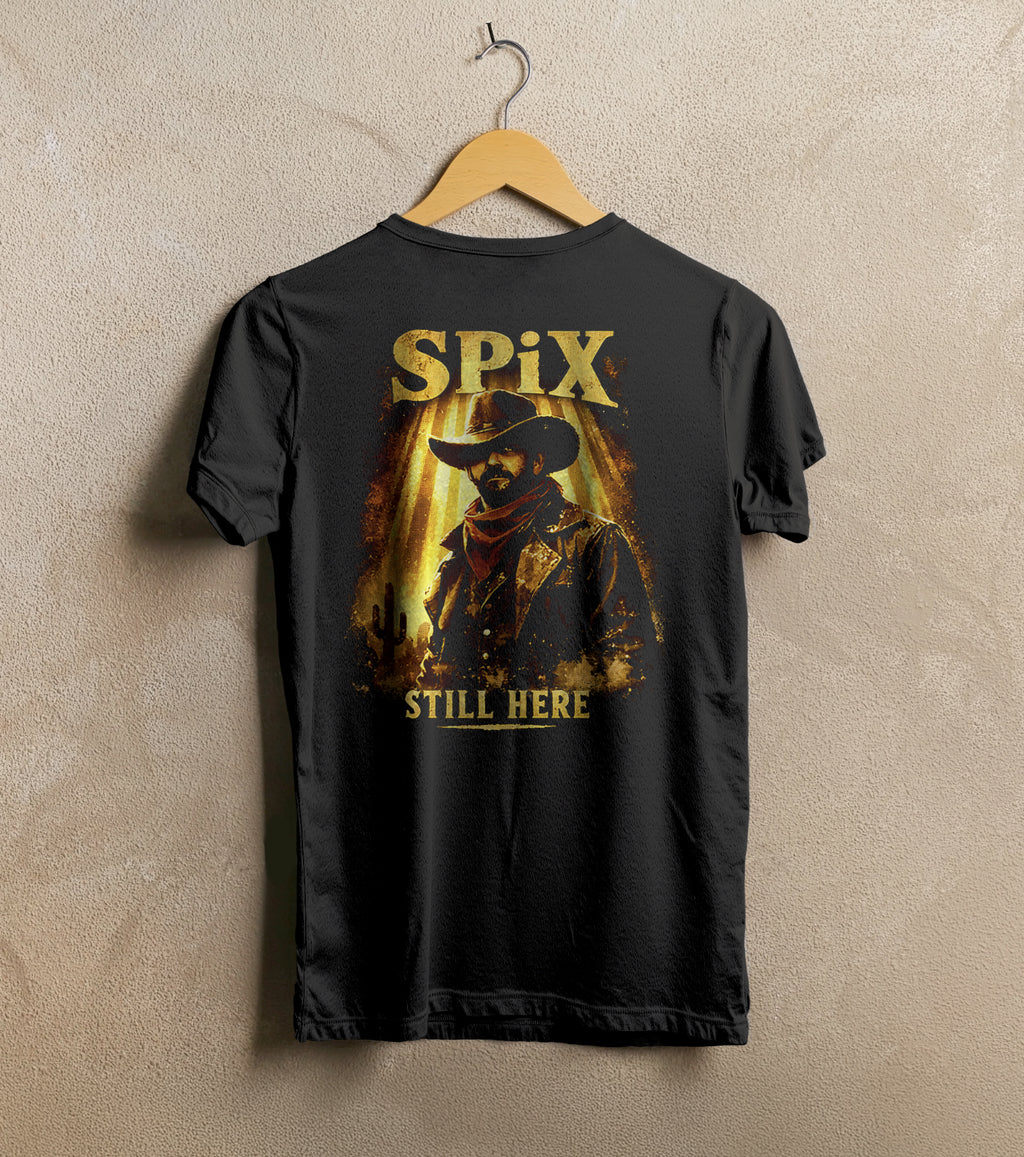 Spix - Still Here. Outlaw Tee