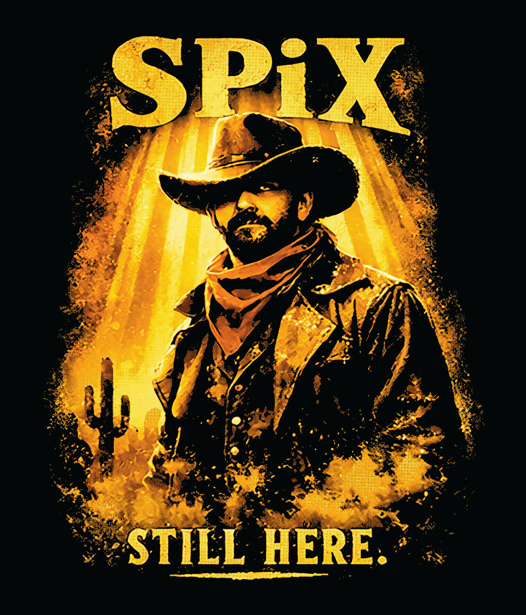 Spix - Still Here. Outlaw Tee