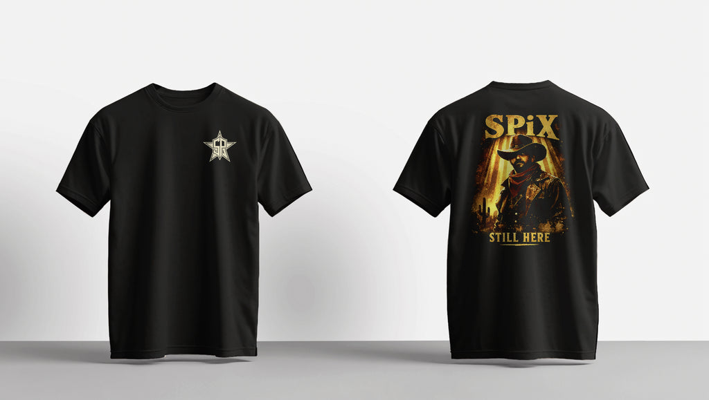 Spix - Still Here. Outlaw Tee